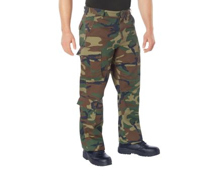 Rothco Vintage Paratrooper Cargo Fatigue Pants - Woodland Camo, 5X-Large