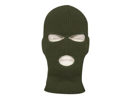 Rothco Fine Knit Three Hole Facemask - Olive Drab