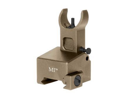 Midwest Industries Low Profile Flip Front Sight, Gas Block Mounted, Locking - FDE