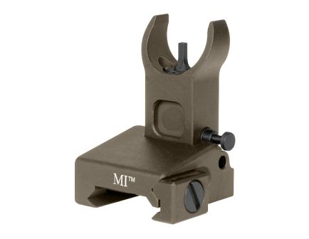 Midwest Industries Low Profile Locking Flip Front Sight, OD Green