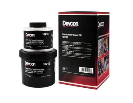 Devcon Plastic Steel Filled Liquid Epoxy, 1 lb Can