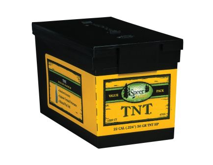 Speer TNT .224 Cal 50 gr Reloading Bullets  HP 1000rds - 4705