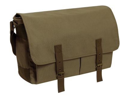 Rothco Deluxe Vintage Canvas Messenger Bag - Olive Drab