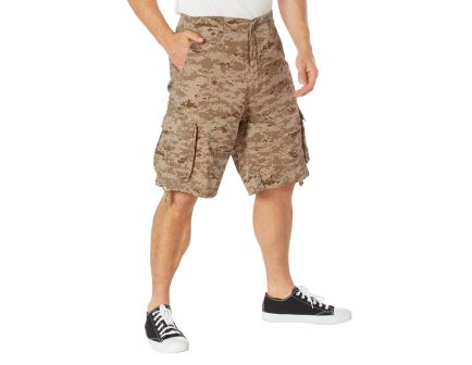 Rothco Vintage Utility Cargo Shorts - Desert Digital Camo, 2X-Large
