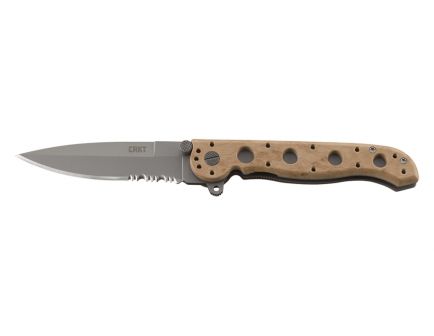 CRKT M16-13 Spear Point Knife with Triple Point™ Serrations, Desert Camo