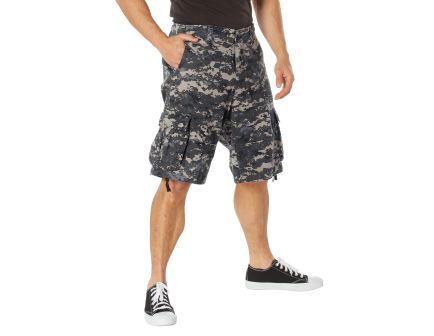 Rothco Vintage Utility Cargo Shorts - Subdued Urban Digital Camo, 2X-Large