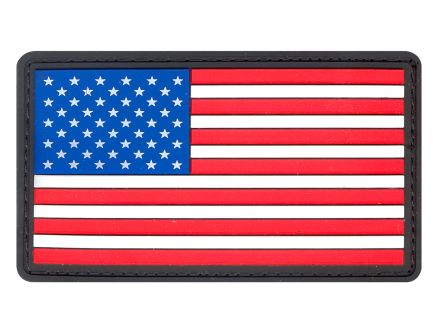 Rothco Pvc Us Flag Patch With Hook Back - Red - White - Blue, Packaging Bulk Packaging