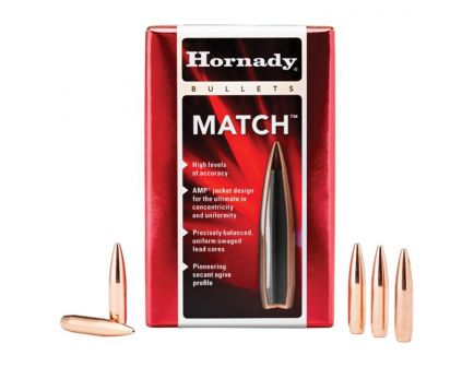Hornady 6.5MM (.264) BTHP Bullets - Match - 140gr - 100ct - 26335