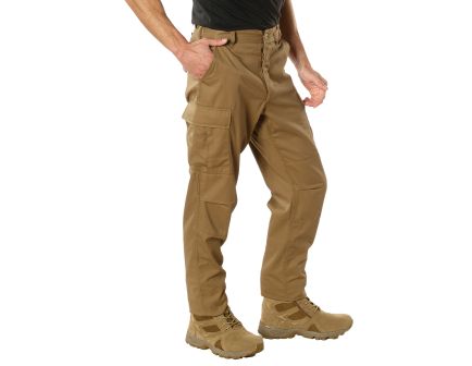 Rothco Relaxed Fit Zipper Fly Bdu Pants - Coyote Brown, 2X-Large