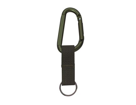 Rothco Jumbo 80Mm Carabiner With Web Strap Key Ring - Olive Drab