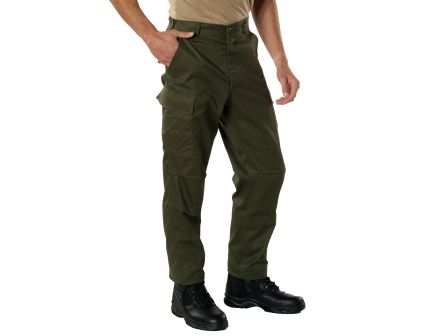 Rothco Relaxed Fit Zipper Fly Bdu Pants - Olive Drab, 2X-Large