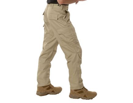 Rothco Relaxed Fit Zipper Fly Bdu Pants - Khaki, 4X-Large