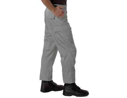 Rothco Relaxed Fit Zipper Fly Bdu Pants - Grey, 2X-Large