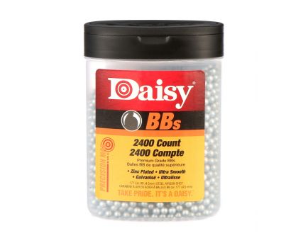Daisy .177 Cal Zinc-Plated Steel BBs, 2400 ct