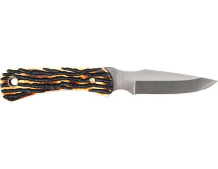 BTI Tools Uncle Henry Full Tang, Detail Skinner Fixed Blade Knife, 3.1" - 301UH