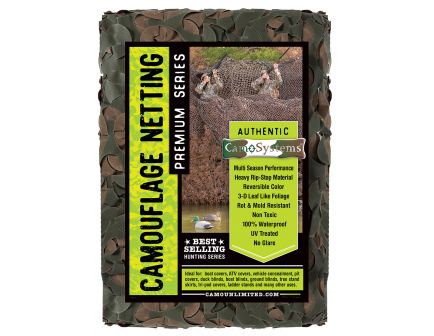 Camo Unlimited Premium Ultra-Lite Netting, 9' 10" L x 7' 10" W, Green/Brown - LW03B