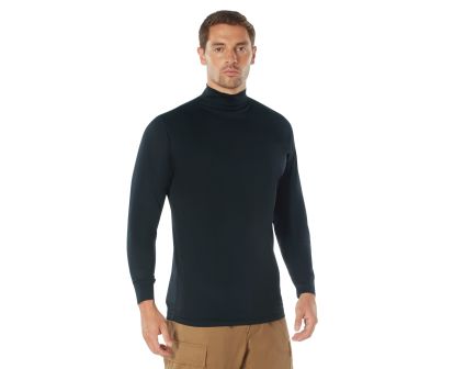 Rothco Moisture Wicking Mock Turtleneck - Midnight Navy Blue, 3X-Large