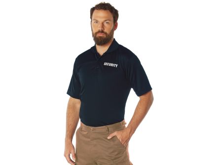 Rothco Moisture Wicking Security Polo Shirt - Midnight Navy Blue, 3X-Large