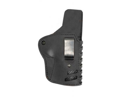Versacarry Compound Series IWB Leather / Kydex Hybrid Black Holster, Size 2 - C1112-1