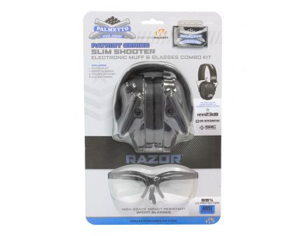 Walkers PSA Patriot Series Electronic Muff and Glasses Combo Kit - GWP-RSEMPATSGL-PSA