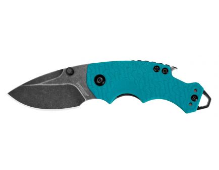 Kershaw Shuffle Folding Knife w/ Liner Lock, Teal and BlackWash - 8700TEALBWX