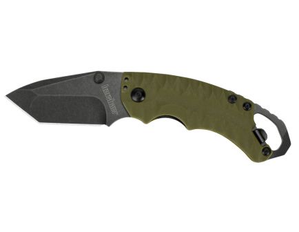 Kershaw Shuffle II Folding Knife, Olive w/ BlackWash Finish - 8750TOLBWX