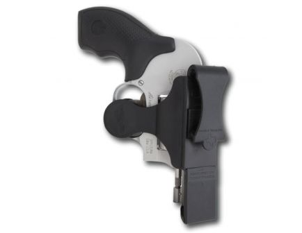 Versacarry Zerobulk Small Ambidextrous Hand Inside the Waistband Holster, Smooth Black/Yellow - 38/357SM