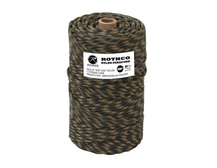 Rothco Nylon Paracord 550Lb 300 Ft Tube - Woodland Camo