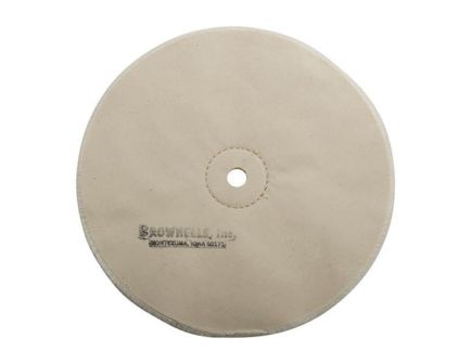 Brownells 8" x 1/2" Loose Muslin Polishing Wheel