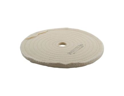 Brownells 8" x 7/8" Stitched Muslin Polishing Wheel