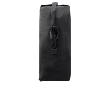Rothco Heavyweight Top Load Canvas Duffle Bag - Black, 30 X 50