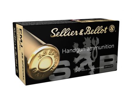 Sellier & Bellot 38 Special 158gr FMJ Ammunition 50rds - SB38P