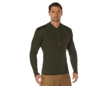 Rothco Quarter Zip Acrylic Commando Sweater