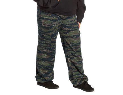 Rothco Womens Vintage Paratrooper Fatigue Pants - Tiger Stripe Camo, 2X-Large