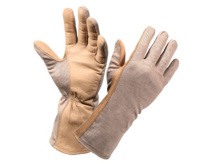 Rothco G.I. Type Flame Heat Resistant Flight Gloves - Desert Sand, 7