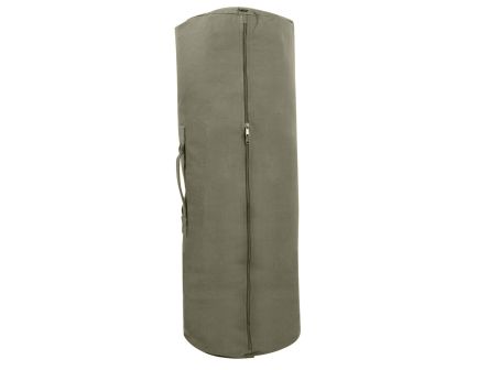 Rothco Canvas Duffle Bag With Side Zipper - Olive Drab, 25 X 42