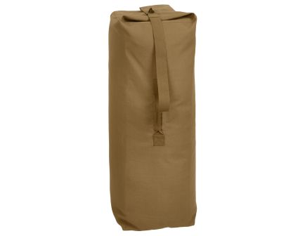Rothco Heavyweight Top Load Canvas Duffle Bag - Coyote Brown, 25 X 42
