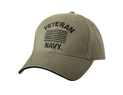 Rothco Vintage Veteran Low Profile Cap - Emblem Navy