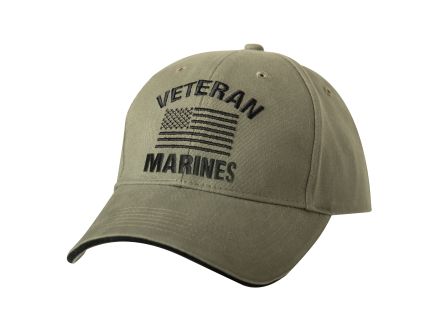 Rothco Vintage Veteran Low Profile Cap - Emblem Marines