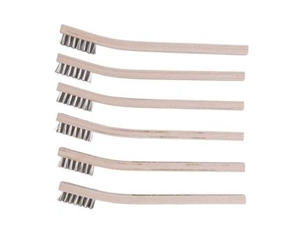 Brownells 7.76" Heavy-Duty Straight Wire Gunsmith Brush, Pack of 6