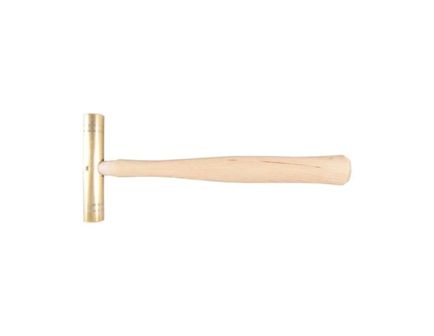 Grace USA 8 oz Head Wide Hammer, Brass