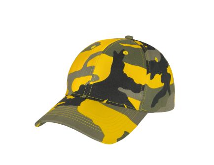 Rothco Supreme Camo Low Profile Cap - Stinger Yellow Camo