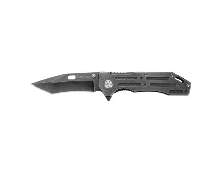 Kershaw Lifter Folding Knife American Tanto w/Recurve/Plain, Blackwash Coated