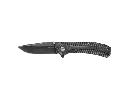 Kershaw Starter Folding Knife Drop Point/Plain, Blackwash Coated