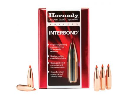 Hornady 30 Cal (.308) Interbond bullets - 165gr - 100ct - 30459