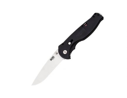 SOG Flash II Straight Edge Drop Point Folding Knife - FSA8-CP