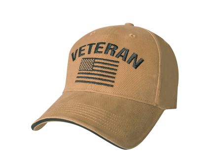 Rothco Vintage Veteran Low Pro Cap - Coyote Brown