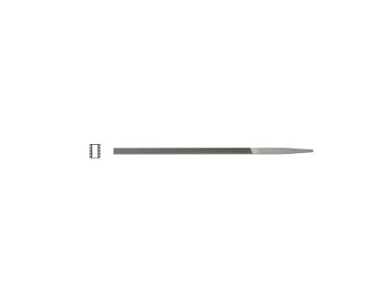 Grobet USA #2 Cut Swiss Pattern Precision Pillar Extra-Narrow File