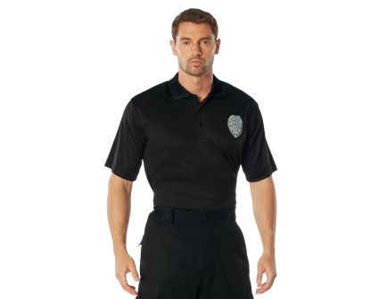 Rothco Moisture Wicking Security Polo Shirt With Badge