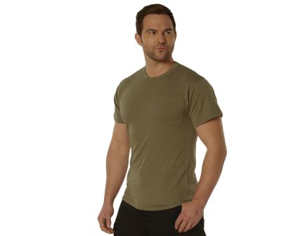 Rothco Pocket T-Shirt - Ar 670-1 Coyote Brown, X-Large